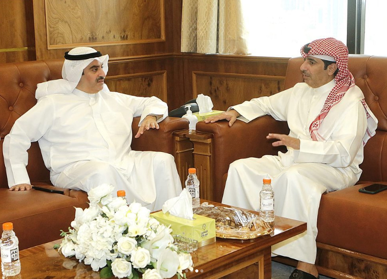 Mr. Youssef Al-Baidan received Mr. Fahid Al-Ajami.